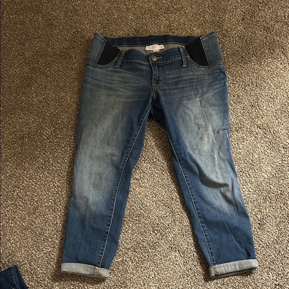 Women's maternity Blue Jeans